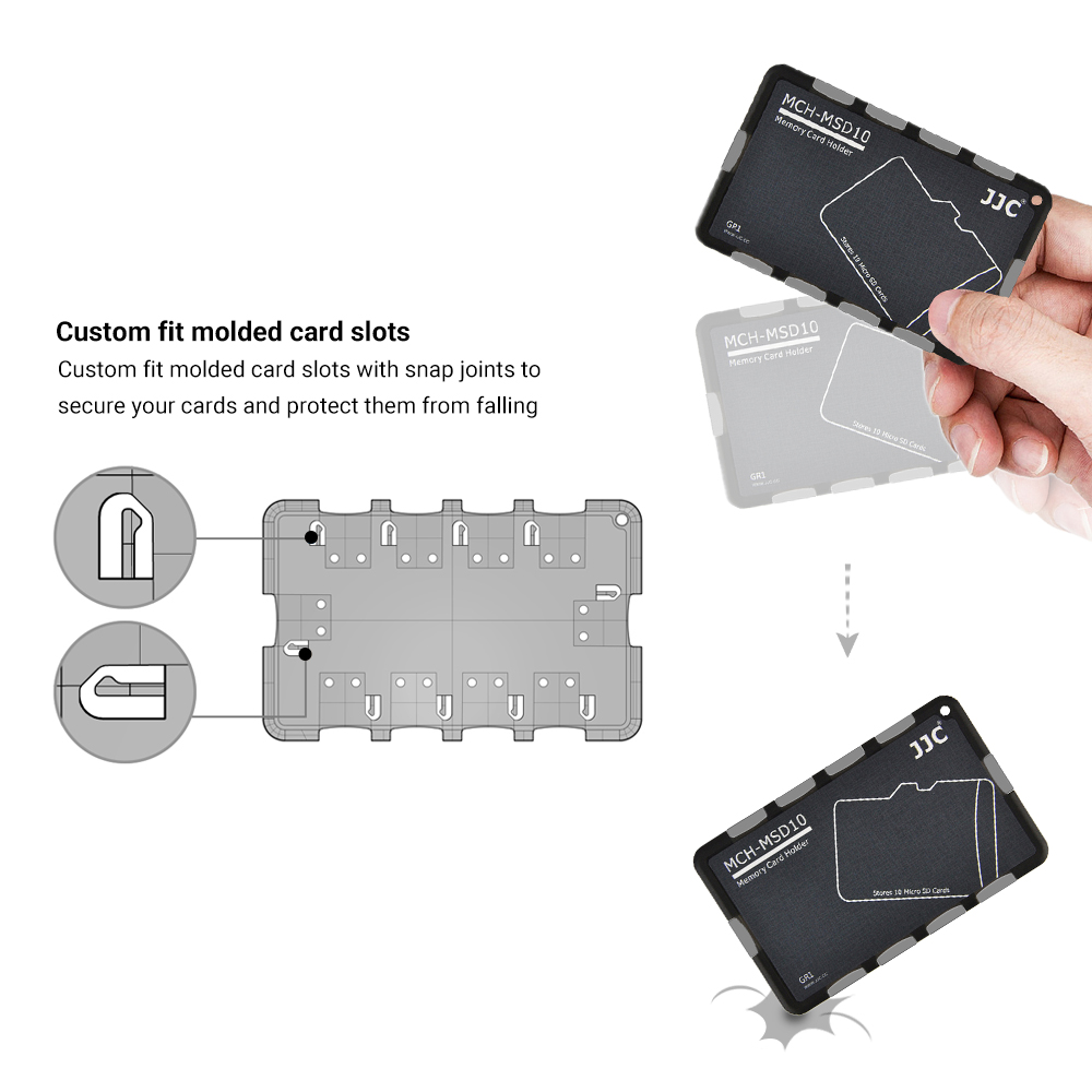 JJC Dunne Micro SD-kaarthouder - Index Card Holder recensie en prijs