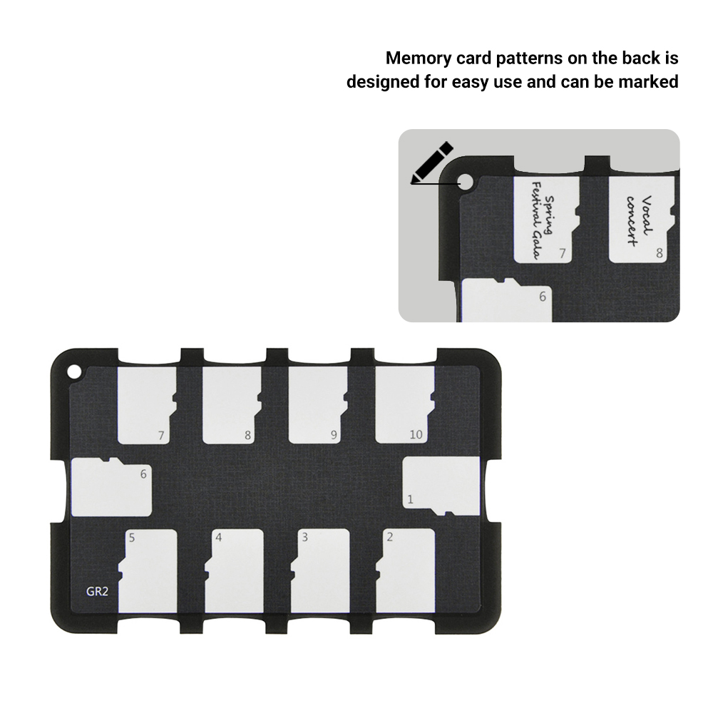 JJC Dunne Micro SD-kaarthouder - Index Card Holder recensie en prijs